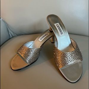 Caparros Beaded opened back shoe